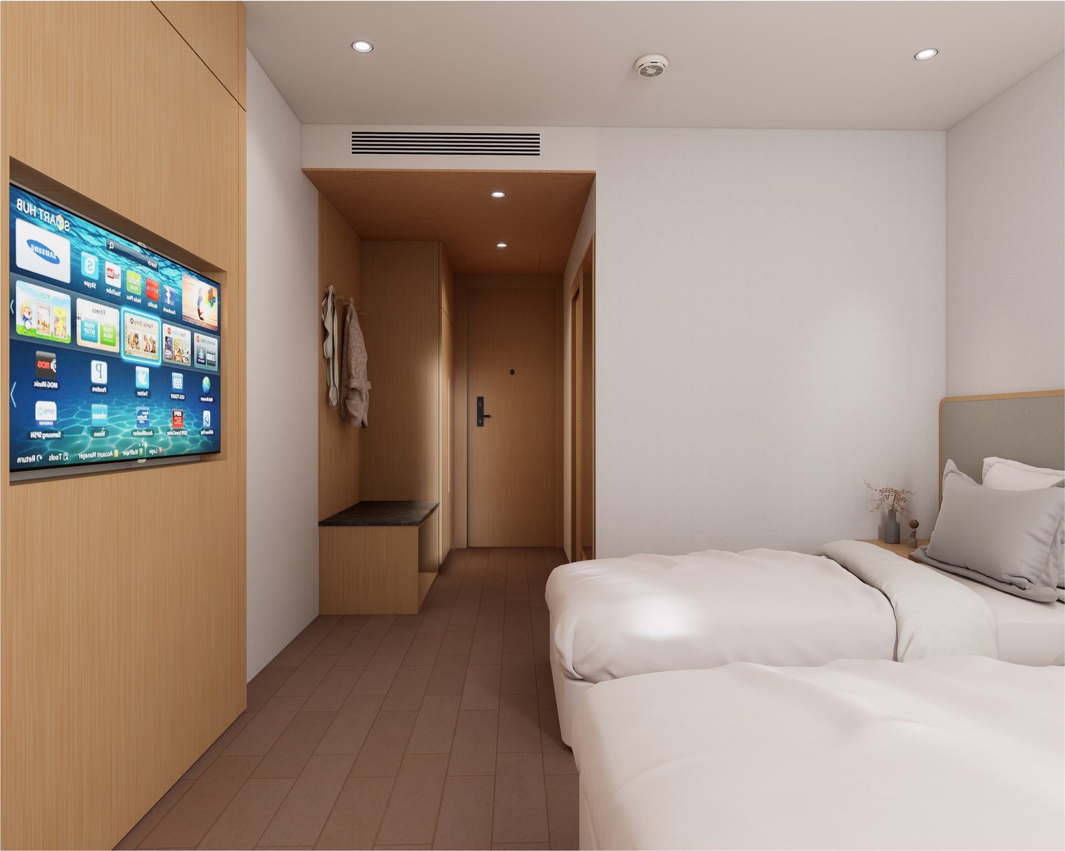 Residential apartment interior at Marwadi Sewa Samiti, Battisputali Kathmandu