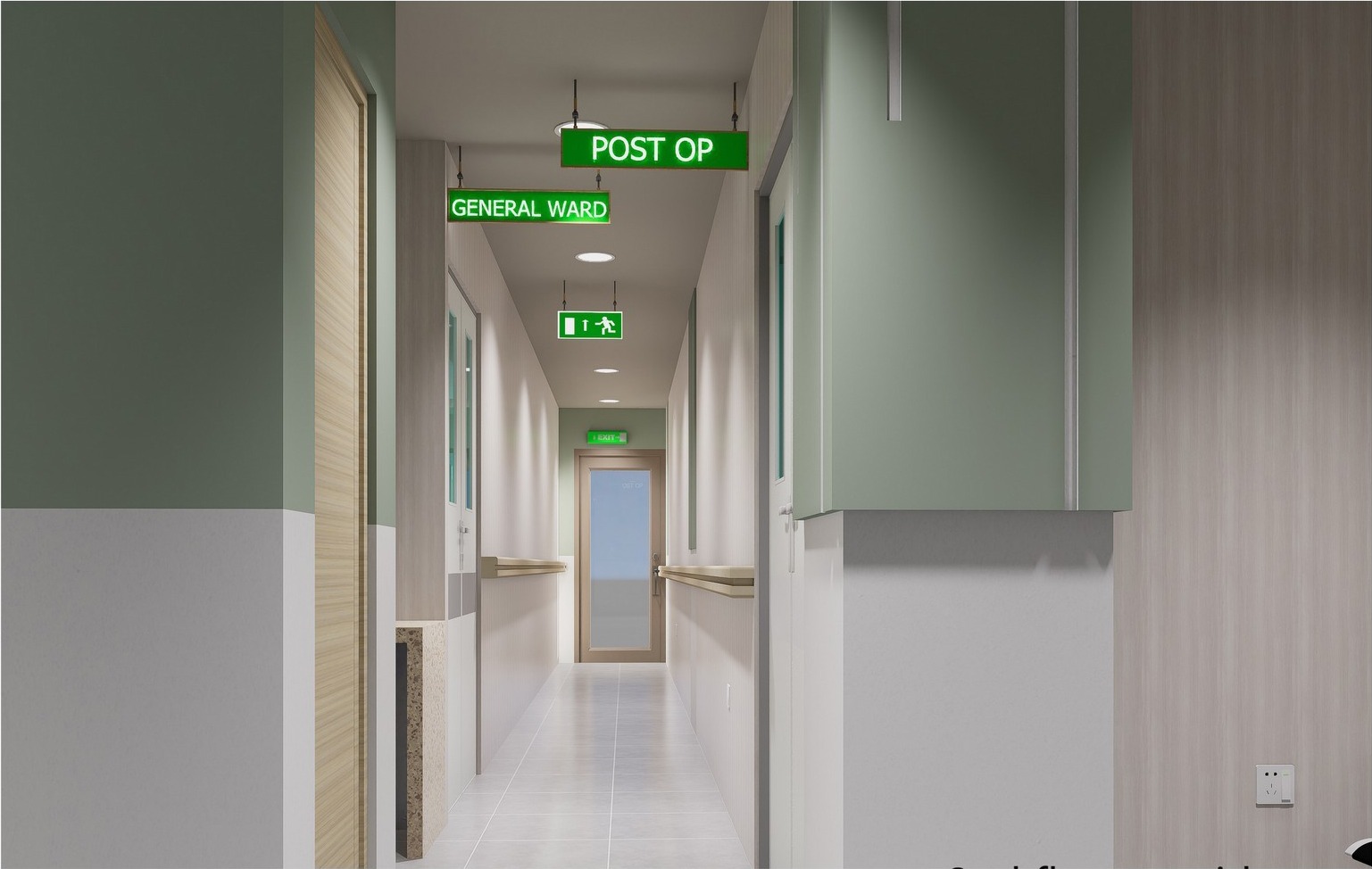 Healthcare interior view at BNB Hospital, Pokhara Kaski