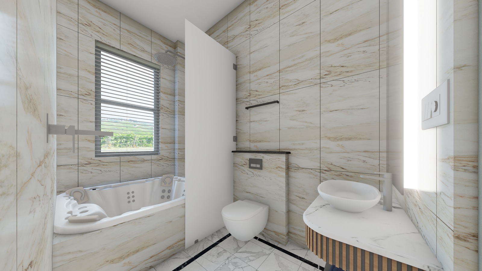 Residence Interior Design, Hanumannagar – Att Toilet MB 2
