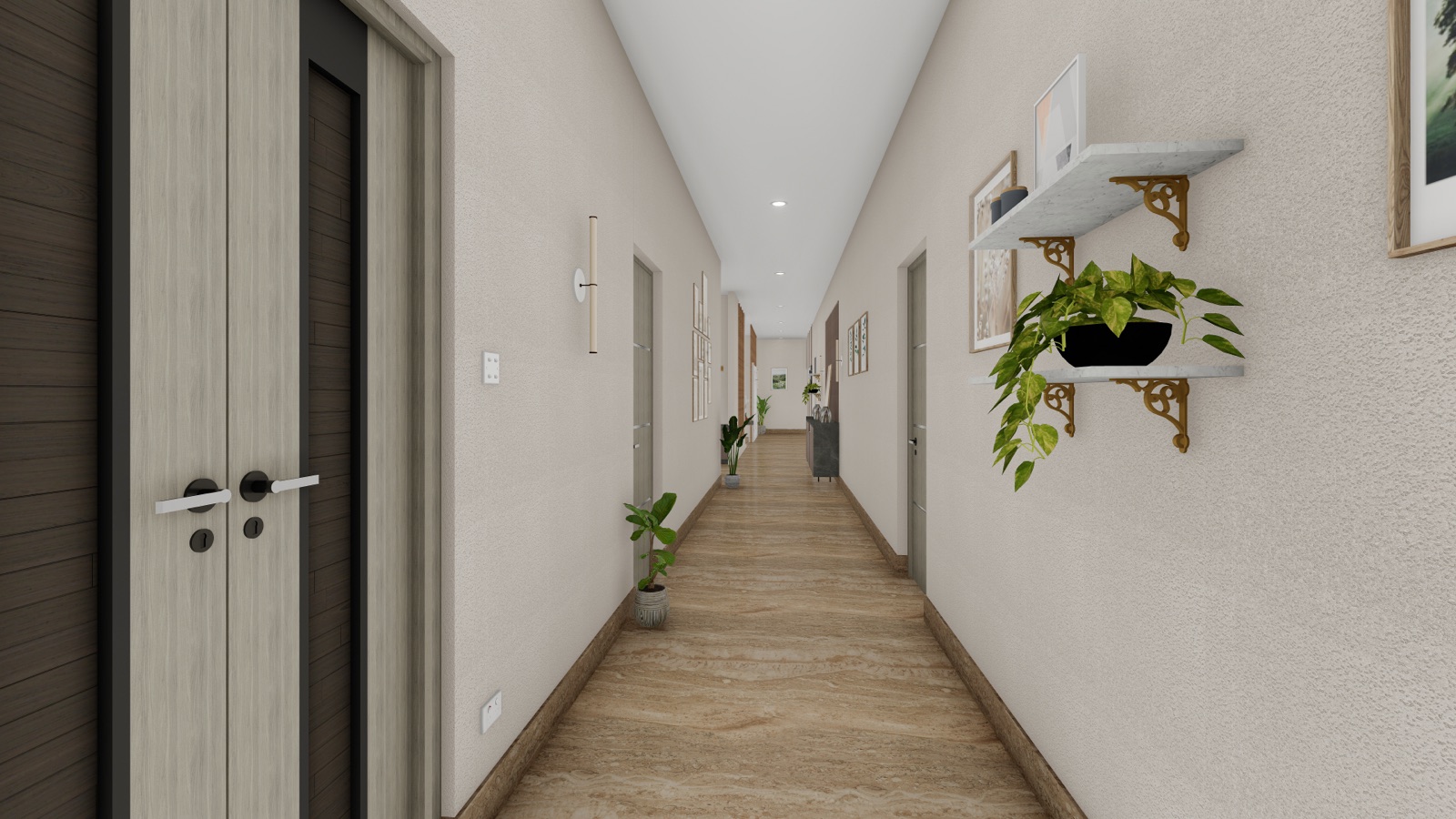 Residence Interior Design, Hanumannagar – Corridor 20