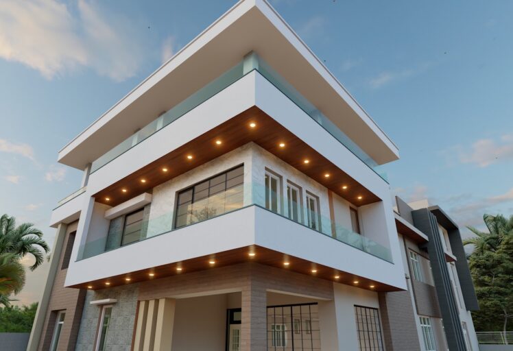 Contemporary residence exterior, Hanumannagar, Rajbiraj