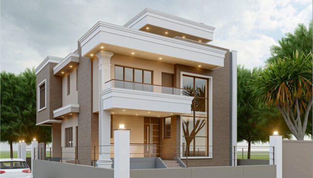 Private residence facade design, Residential Design Projects, Bhaktapur
