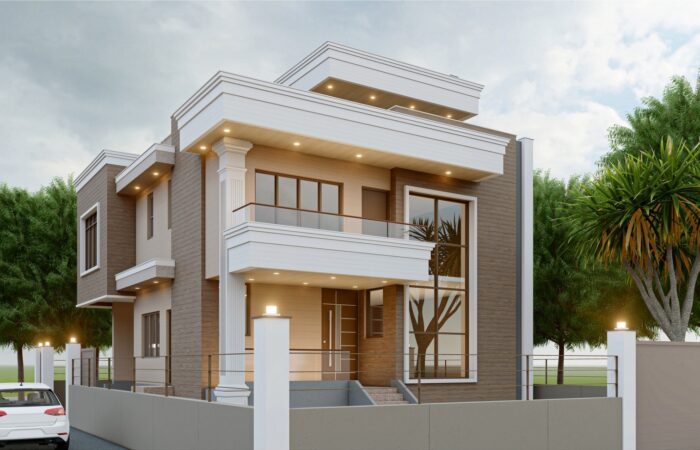 Private residence facade design, Residential Design Projects, Bhaktapur